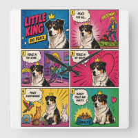 Horloge Chien de la BD Paix et Snacks