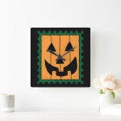 Carrée Horloge citrouille (Maison)