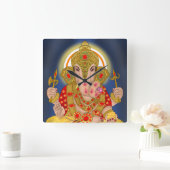 Carrée Horloge Dagduseth Ganesha (Maison)