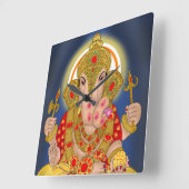 Carrée Horloge Dagduseth Ganesha (Angle)