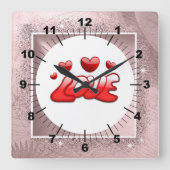 Carrée Horloge d'amour (Recto)