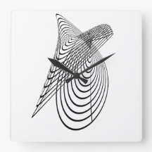 Horloge d'art géométrique