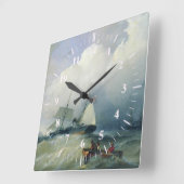 Carrée Horloge de bataille marine (Angle)