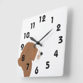 Carrée Horloge de la boucle (Angle)