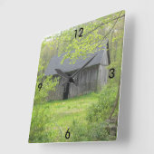 Carrée Horloge de la ferme (Angle)