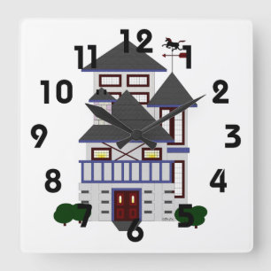 Carrée Horloge De La Maison