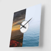 Carrée Horloge de la nature (Angle)