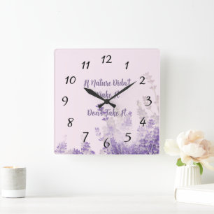 Carrée Horloge de la nature