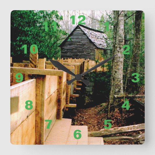 Carrée Horloge de la scène de moulage (Recto)