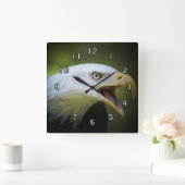 Carrée Horloge de la tête d'aigle (Maison)