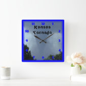Carrée HORLOGE DE LA Tornade Kansas (Maison)