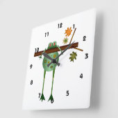 Carrée Horloge de l'arbre (Angle)