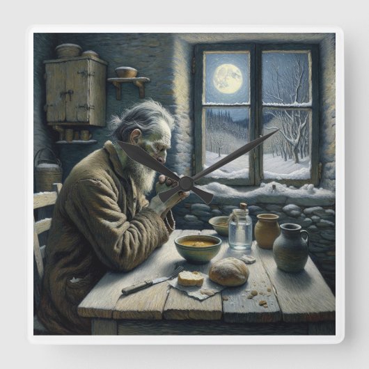 Carrée Horloge de l'ermite (Recto)