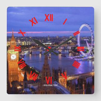 Carrée horloge de Londres par le highsaltire