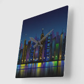 Carrée horloge de nuit (Angle)