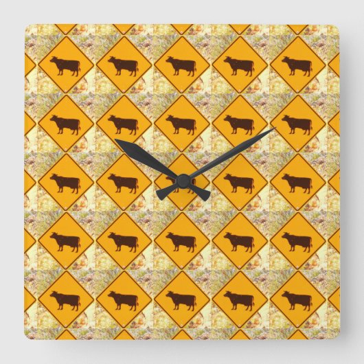 Carrée horloge de passage des bovins (Recto)