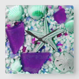 Carrée Horloge de plage