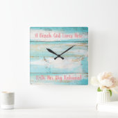 Carrée Horloge De Plage, Fille De Plage, Big Kahuna (Maison)