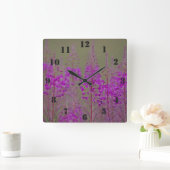 Carrée Horloge de Rosebay Willowherb (Maison)