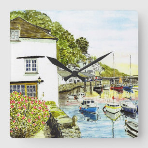 Carrée Horloge de "vieille Chambre de montre"