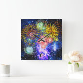 Carrée Horloge des feux d'artifice (Maison)