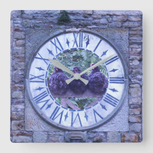 Carrée Horloge des poulets