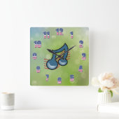 Carrée Horloge des signes musicaux (Maison)