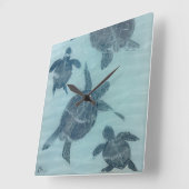 Carrée Horloge des tortues marines (Angle)