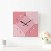 Carrée Horloge - Diamant sur Carrés (Maison)