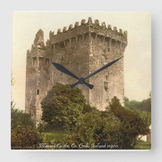 Carrée Horloge du château de Blarney, Co. Cork, Irlande.