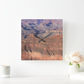 Carrée Horloge du Grand Canyon (de couleur vive) (Maison)