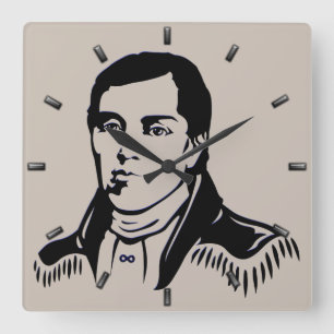 Carrée Horloge du héros métis Chef des Métis Cuthbert Gra