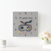 Carrée Horloge du joueur de temps de jeu (Maison)