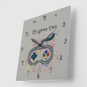 Carrée Horloge du joueur de temps de jeu (Angle)