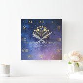 Carrée Horloge du logo (Maison)