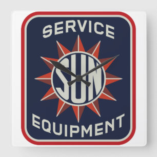 Carrée Horloge du logo Sun de première génération G2