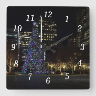 Carrée Horloge du mur de Noël du centre-ville de Dallas