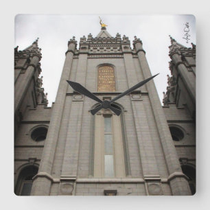 Carrée horloge du temple lds salt lake city ut