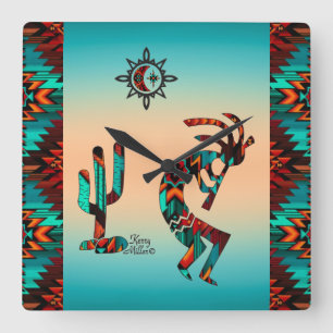 Carrée Horloge en Acrylique