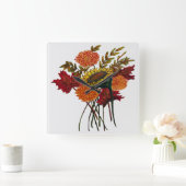 Carrée Horloge en Acrylique (Maison)