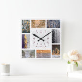 Carrée Horloge en Acrylique,  (Maison)