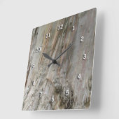 Carrée Horloge - Eucalyptus Bark (Angle)