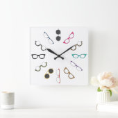 Carrée Horloge Eyeglass (Maison)