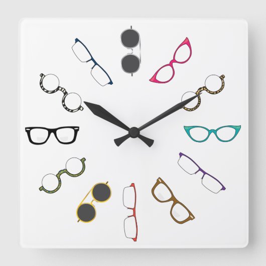 Carrée Horloge Eyeglass (Recto)