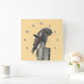 Carrée Horloge - Faucon sur la poste (Maison)