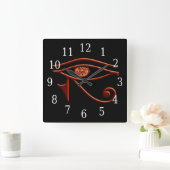 Carrée Horloge Fière De L'Oeil D'Horus (Maison)