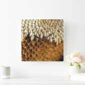 Carrée Horloge - Graines de tournesol (Maison)