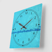 Carrée Horloge - Heure du pool (Angle)