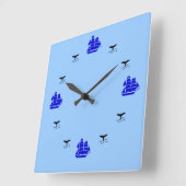 Carrée Horloge - Heure Nautique (Angle)