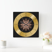 Carrée Horloge horaire ~ Déviation horaire fractale ~ Cha (Maison)